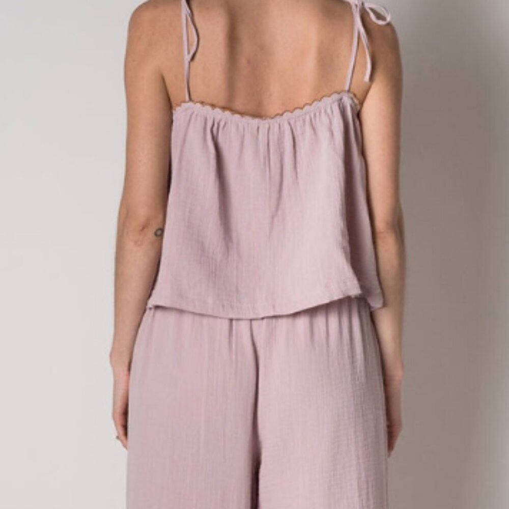House No. 23 Alaia Crop Pajama Set - Picture 3 of 3